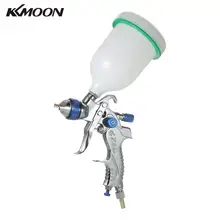 KKmoon 601 Аэрограф Комплект HVLP Воздушный пистолет-распылитель гравитационной подачи краски распылитель воздуха набор кистей из нержавеющей стали 1,4 мм 1,7 мм 2,0 мм Насадка