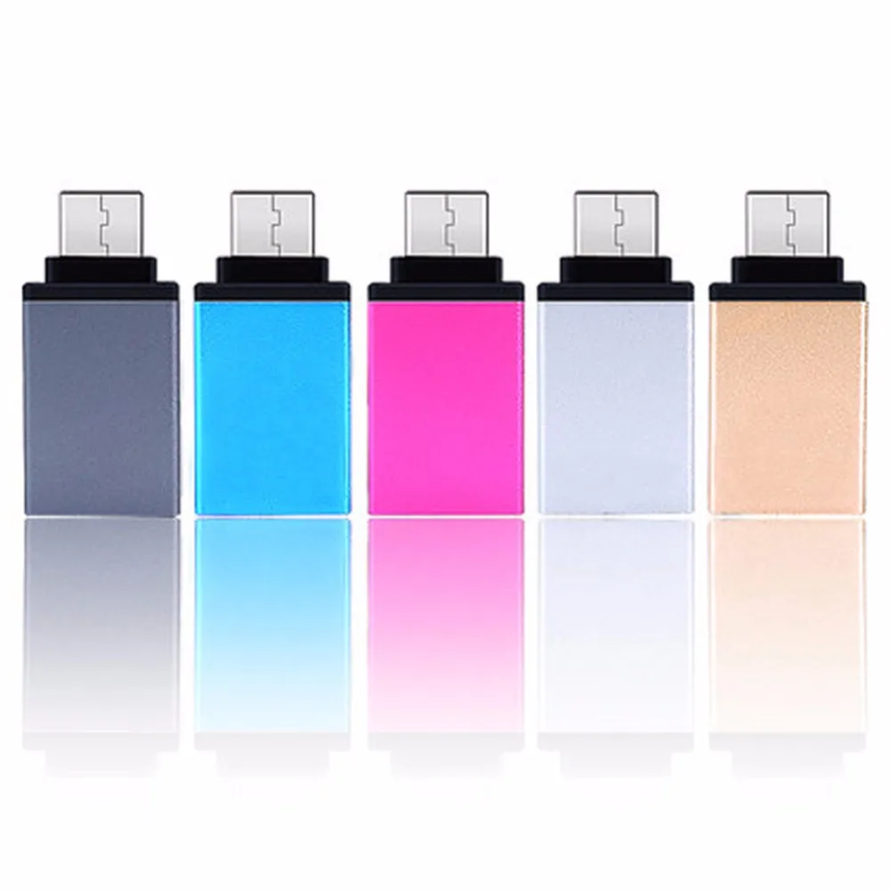 Адаптер usb type C OTG алюминиевый USB штекер к 3 0 тип A разъем конвертера для MacBook Pro Google