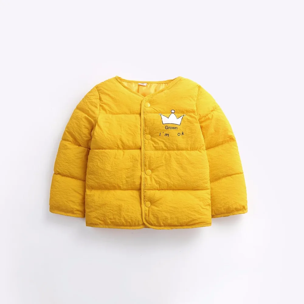 Bibicola зима топы для девочек пальто для малышей Новая детская утепленная Парки модная детская одежда спортивные Куртки теплая верхняя одежда для девочек, пальто - Цвет: yellow