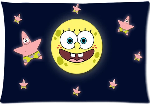 Cartoon Have A Good Night Spongebob Pillowcase Customizable Cheap Printing Pillowcase With Wholesale Price And Fast Delivery Now Printing And Dyeing Fabric Pillowcaseprint Self Adhesive Labels Aliexpress
