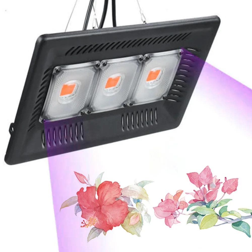 

LED Led Grow Light 100W 200W 300W IP67 COB Grow Full Spectrum Flood light for Plant Indoor Outdoor Hydroponic Greenhouse