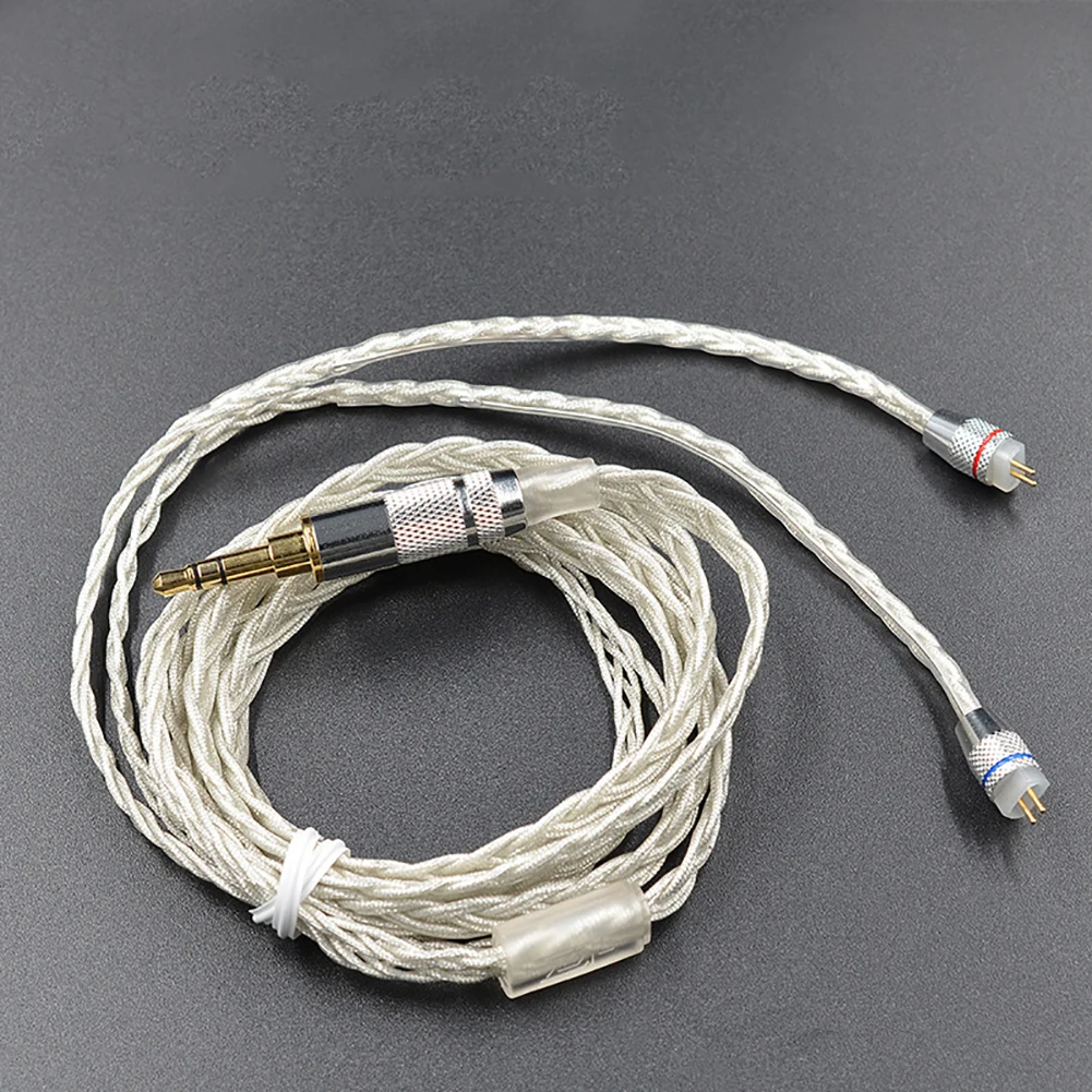2 контактный Плетеный Сменный кабель для наушников KZ ZS3/ZS4/ZS5/ZS6 ZST/ZSR/ES3/ED12