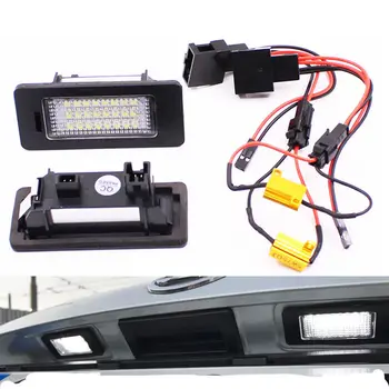 

24SMD LED License Plate Light for SKODA Octavia 3 Superb B6 Combi Rapid Yeti Fabia