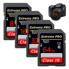 Реальная емкость sd-карты 64 ГБ 32 ГБ 16 ГБ 8 ГБ 128 ГБ высокоскоростной Класс 10 sd-карта памяти SD для камеры/pc карты пакет