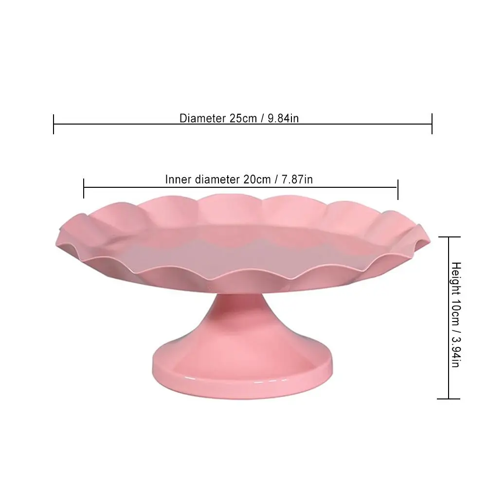 Тарелка для торта, свадебные реквизиты, железная круглая подставка для торта, десертная стойка для закусок, поднос, украшение стола, розовая подставка для кухонных принадлежностей