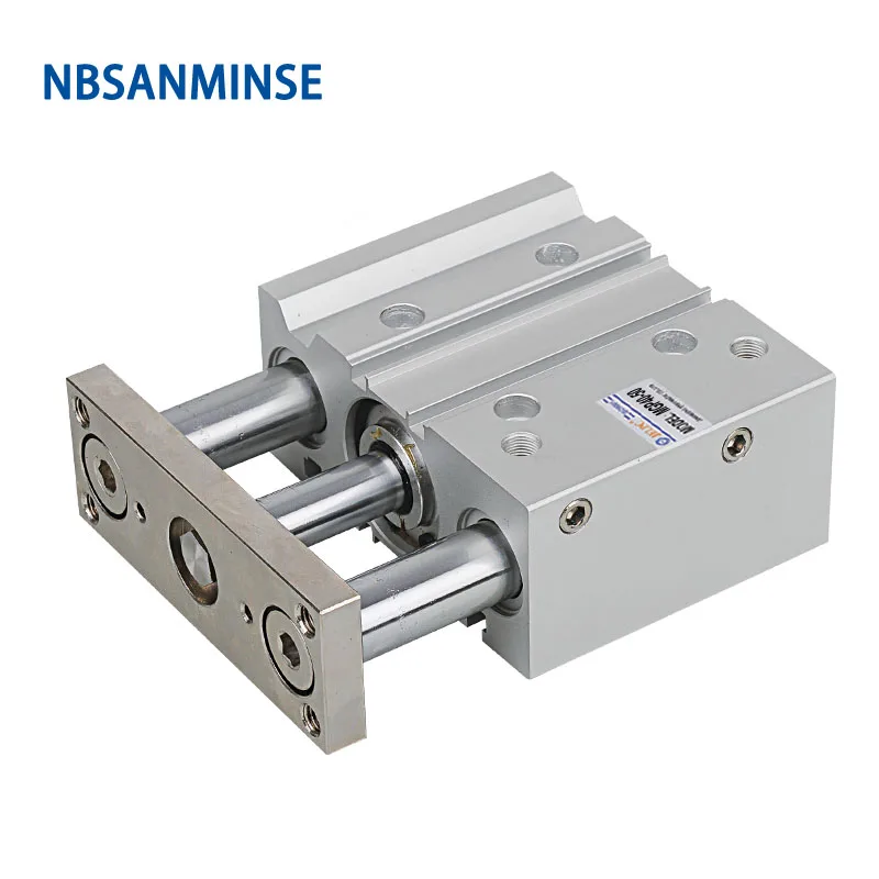 

MGPL Bore Size 40 Compressed Air Cylinder SMC Type ISO Compact Cylinder Miniature Guide Rod Double Acting Pneumatic Sanmin