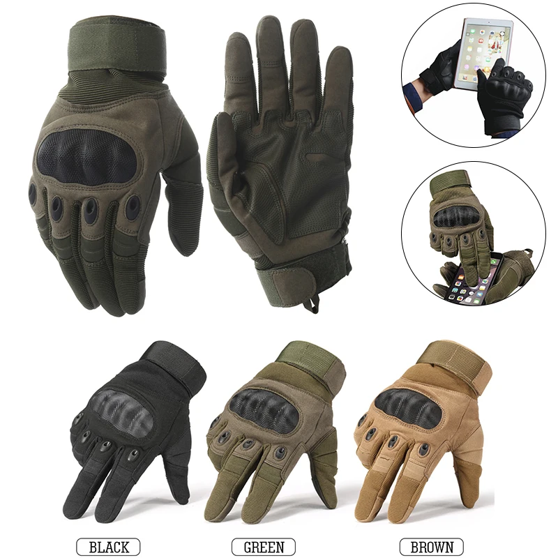 

Anti-Skid Touch Screen Army Military Paintball Shooting Tactical Gloves Unisex Airsoft Combat Wearable Glove Motorcycle
