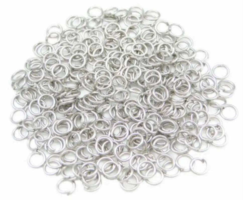 4-20mm Metal Iron Jewelry Link Vintage Loops Open Jump Rings & Split Rings For Connector Jewelry Finding DIY Making Shellhard