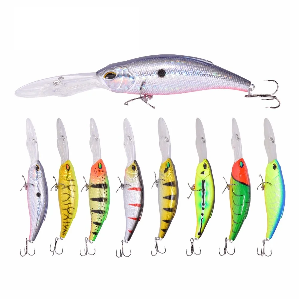 

Fish Soft Lure Trolling Bait 17g/130mm Fishing Lure Wobblers Baits Hard Bait Artificial Fishing Tackle High Quaility
