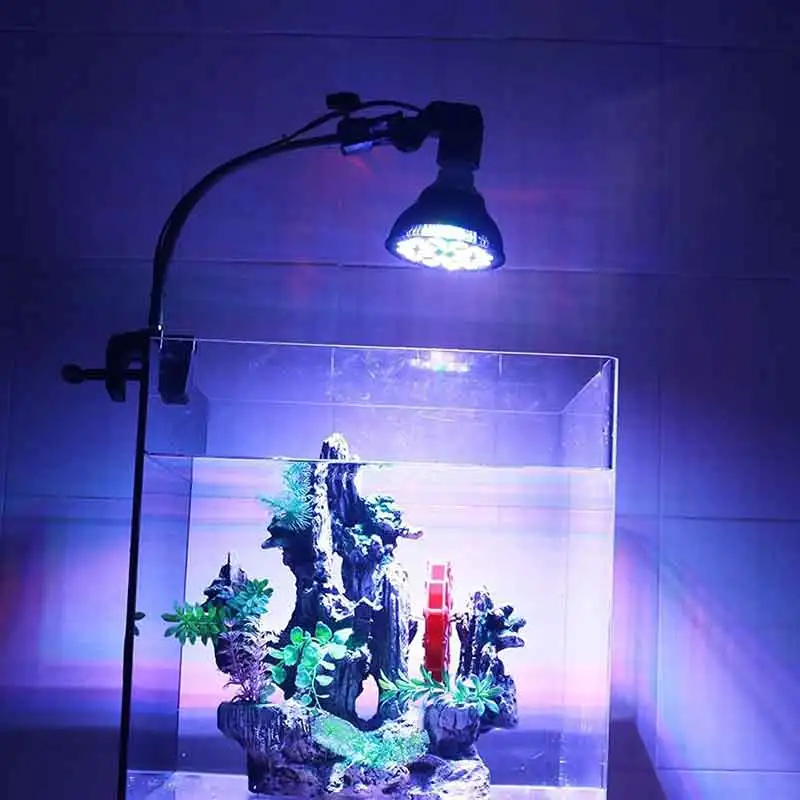 

1pcs Full Spectrum E27/E26 Led Grow Lamp Bulb 18W LED Aquarium Light for Coral Reef Grow Fish Tank and Plant Growing Lamp
