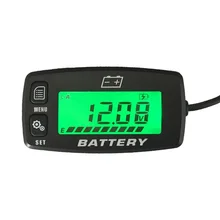 Battery Gauge battery GEL LiFeO4 AGM Voltmeter battery indicator FOR Auto Motorcycle ATV Tractor Trolling Motor car