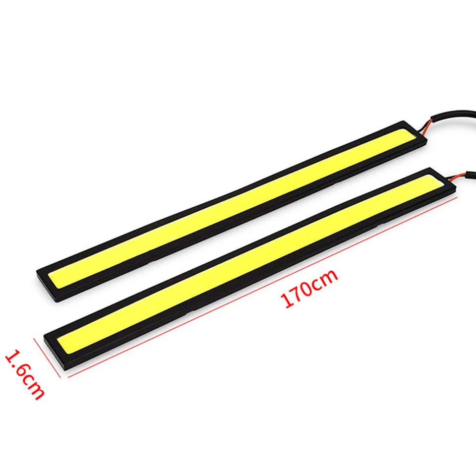 LAUTO 2PCS Daytime Running lights Led COB Fog Lamp Universal Waterproof Car Styling Led Day light DRL Lamp For Auto 17cm LAUTO 2PCS Daytime Running lights Led COB Fog Lamp Universal Waterproof Car Styling Led Day light DRL Lamp For Auto 17cm