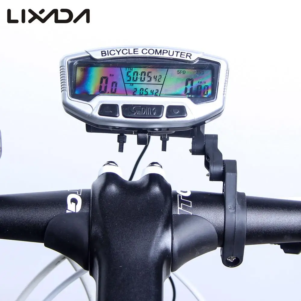 Sunding Bicycle Computer Waterproof Digital LCD Bike Odometer Cycling