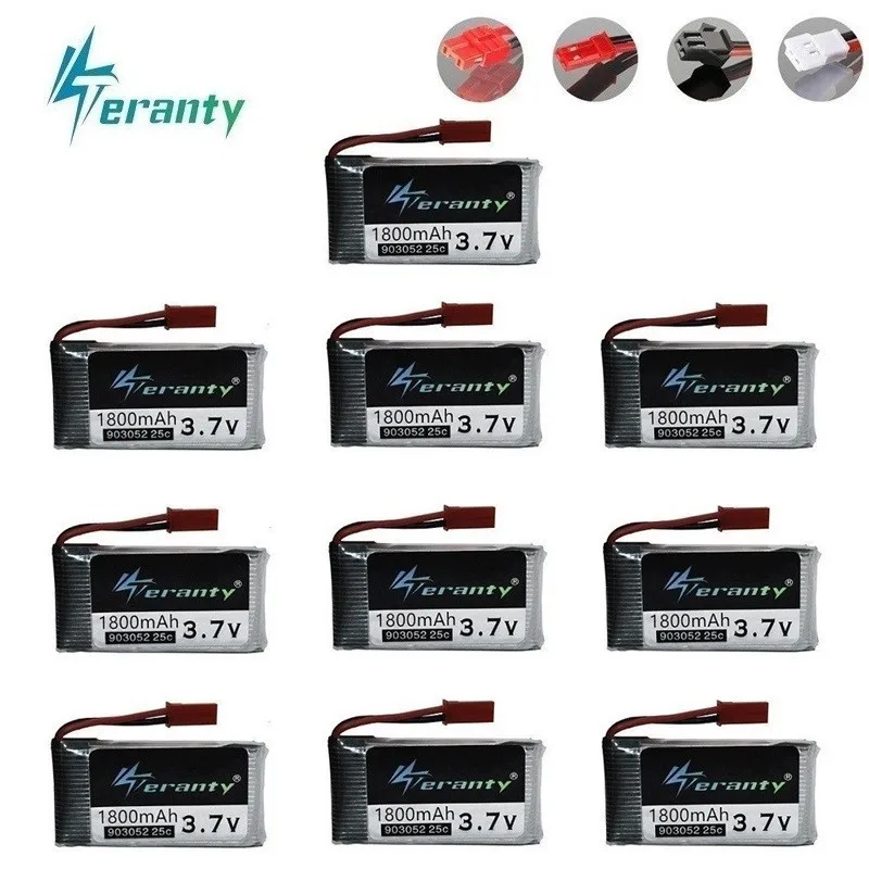 Литий полимерный аккумулятор 3 7 в 1800 мАч для KY601S SYMA X5 X5S X5C X5SC X5SH X5SW X5HW X5UW M18 H5P HQ898 H11D
