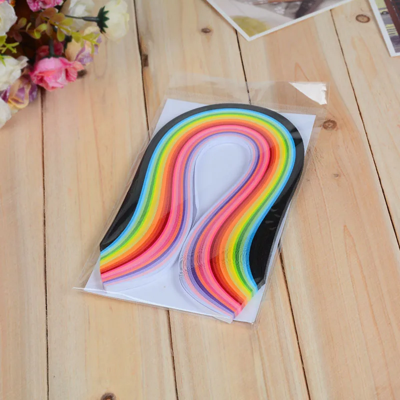 

Stripes Quilling Paper DIY Craft Hand Made Child Mixed Color Origami Scrapbooking scrapbook diy paper craft