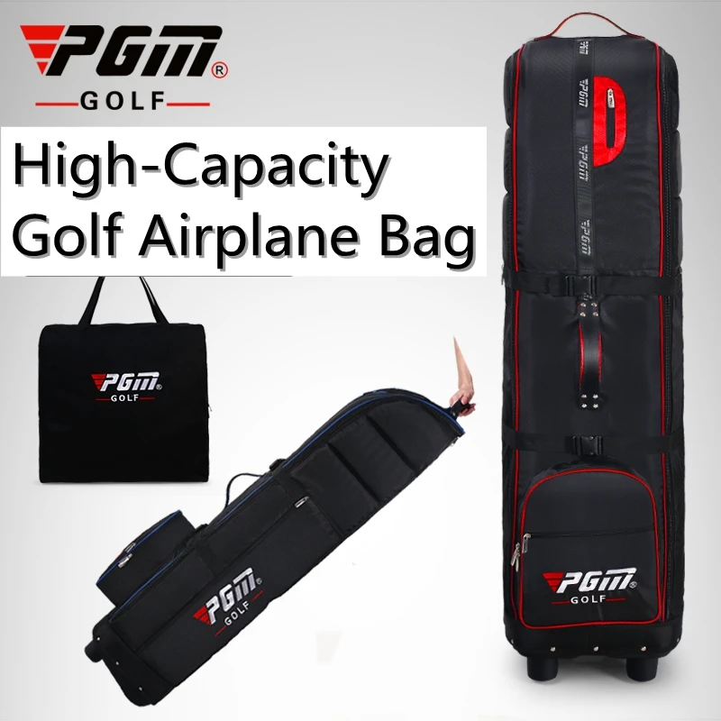 Us 107 1 10 Off Brand Pgm Golf Travel Bag Airplane Traveling Cover Case Carrier Stand Caddy Can Be Put In Thicker Soft Sponge Inside