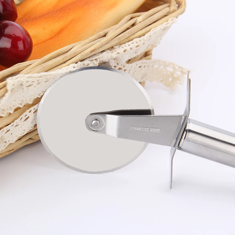 Pizza Cutter Stainless Steel Pizza Single Wheel Cut Tools Diameter 6.5CM Household Pizza Knife Cake Tools Wheel Use For Waffle Cookies