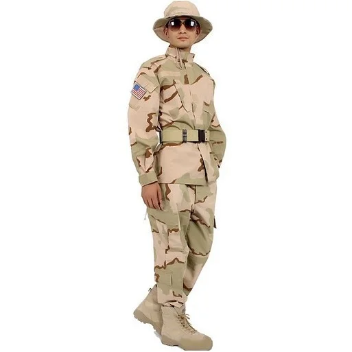 Тактическая Пейнтбольная форма рубашка+ брюки пустыня BDU Камуфляж костюм наборы Военная страйкбол бой - Цвет: DESERT Camouflage
