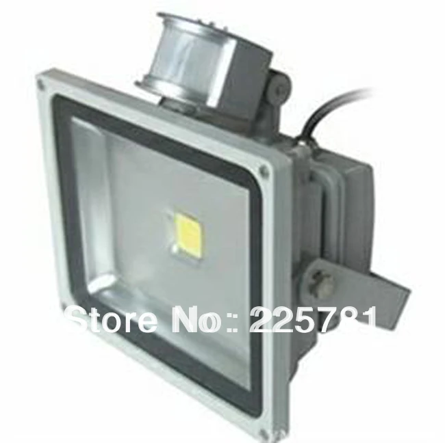 

50W LED Floodlight whit PIR Motion sensor Induction Free shipping by DHL/FEDEX LED flood lights LED Landscape Lighting