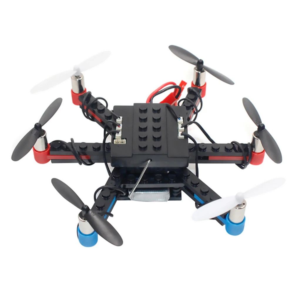 Lux L333 DIY Дрон строительные блоки 2,4 ГГц пульт дистанционного управления Квадрокоптер Собранный шестиосевой Дрон образование блок игрушка