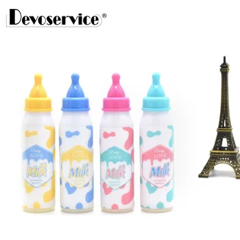 

4Pcs/Pack Cute Bottle Modeling Erasable Gel Pen Plastic Creative Milk Neutral Pen Stationery Pens For Kid Office School Supplies