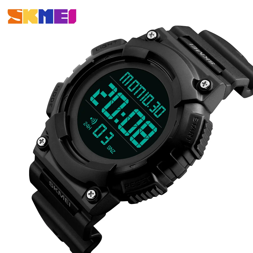SKMEI Для мужчин Спортивные часы Водонепроницаемый Элитный бренд модные часы Многофункциональный сигнализации Цифровые наручные часы Relogio masculino 1248