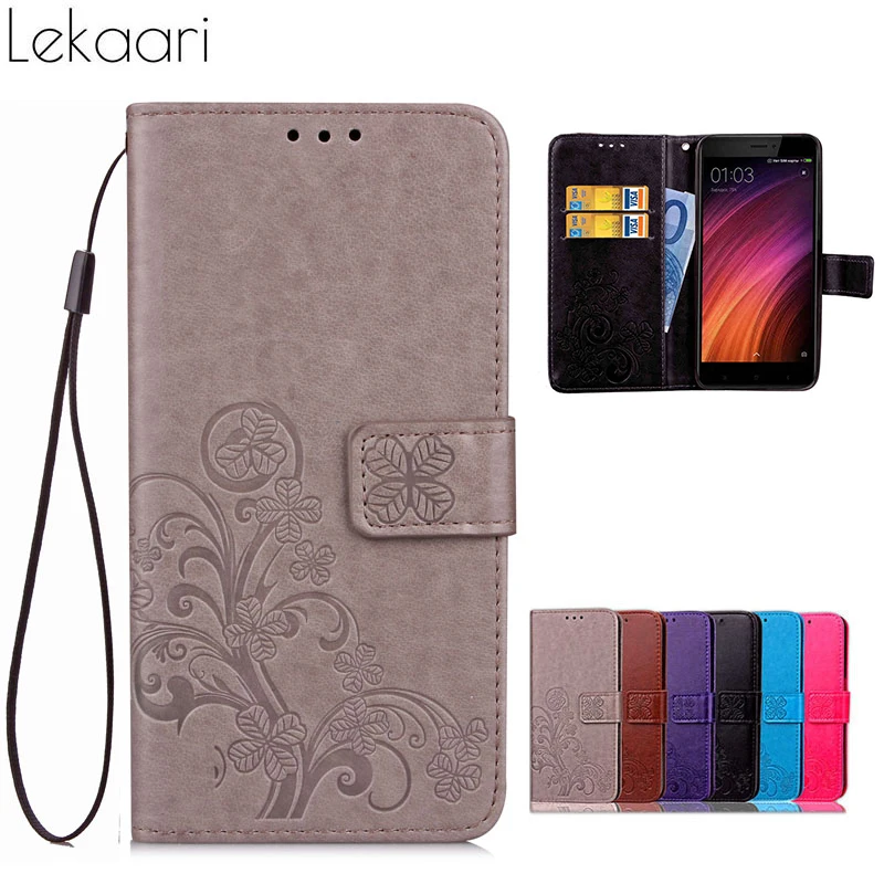 Phone Cases Xiaomi Redmi 4X X4 Cover Leather Silicone Wallet Stand Flip Case Coque For Xiomi Xiaomi Redmi 4X 5.0" Fundas