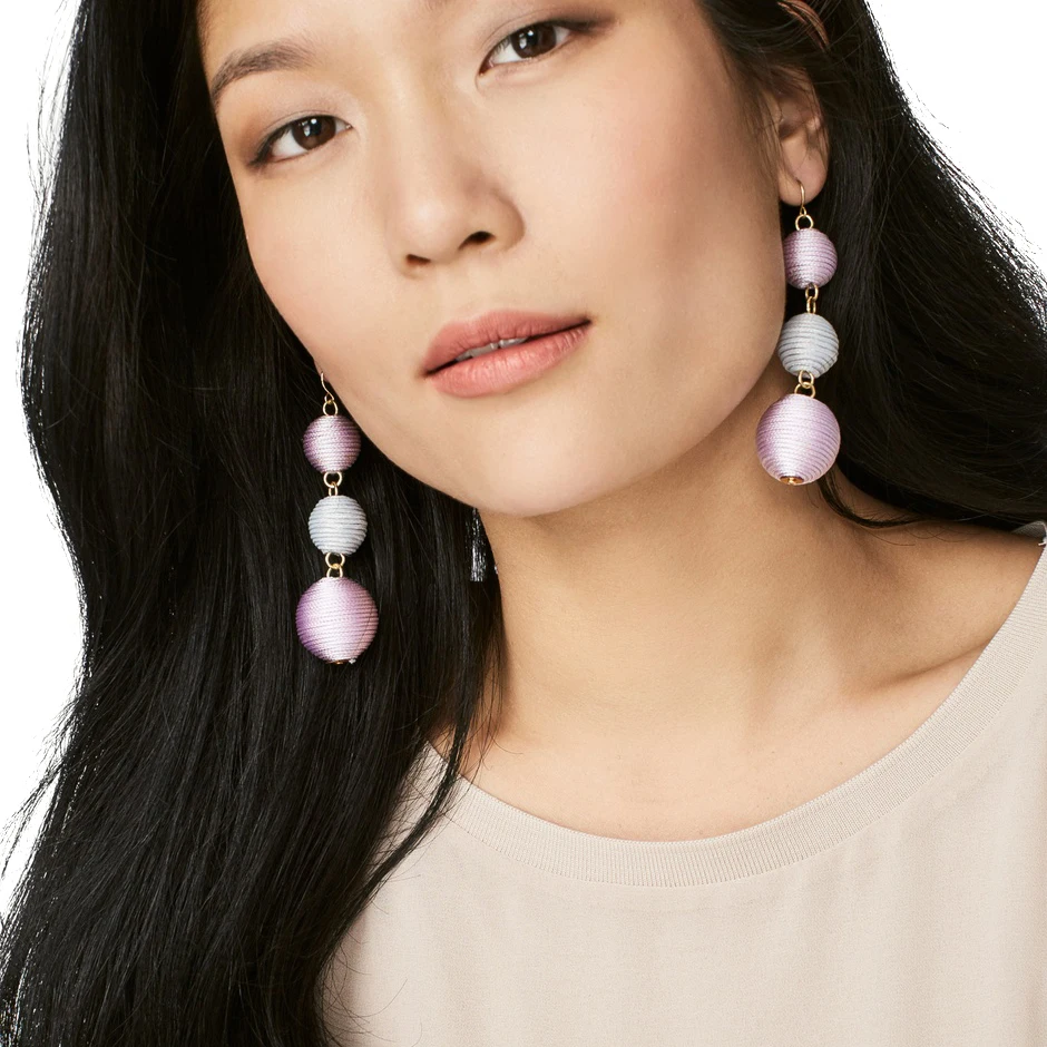 

JUJIA 2019 POM POM CRISPIN BALL DROP EARRINGSS JEWELRY FASHION WOMEN STATEMENT DROP EARRING WHOLESALE