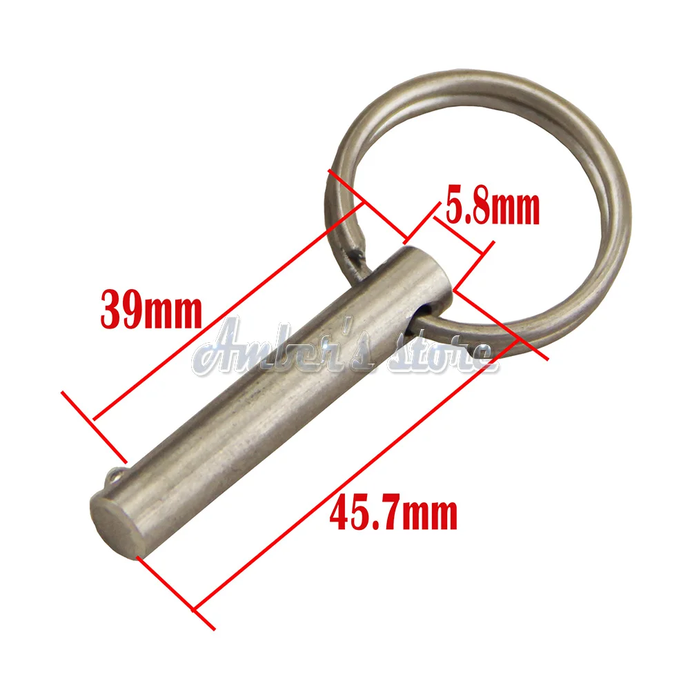 10pcs 1/4&quot Boat Top Bimini Quick Release Ball Pin Marine Hardware Deck Hinge Replacement Accessories | Спорт и развлечения
