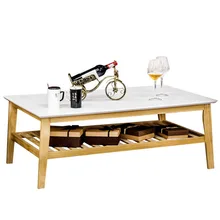 Журнальные столы, мебель для дома, минималистичный деревянный чайный столик, прямоугольный придиванный столик 120*45*70 см