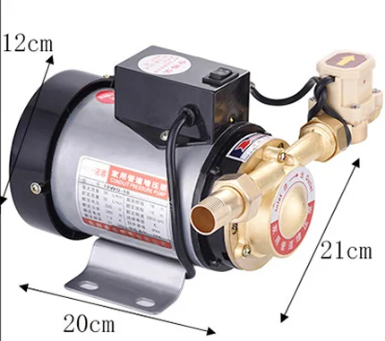 Бытовые автоматические водопроводной воды насос подкачки Солнечный водонагреватель тихим трубы 220 В 280 Вт Давление насос RGZ15-20