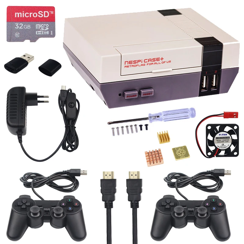 Чехол NESPi Raspberry Pi 3 чехол Retroflag Nespi классическая коробка дизайн детской одежды