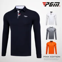 PGM Golf apparel Мужская футболка с длинными рукавами Осень-зима сохраняющая тепло одежда соответствует тому же пункту для мужчин размер M-XXL
