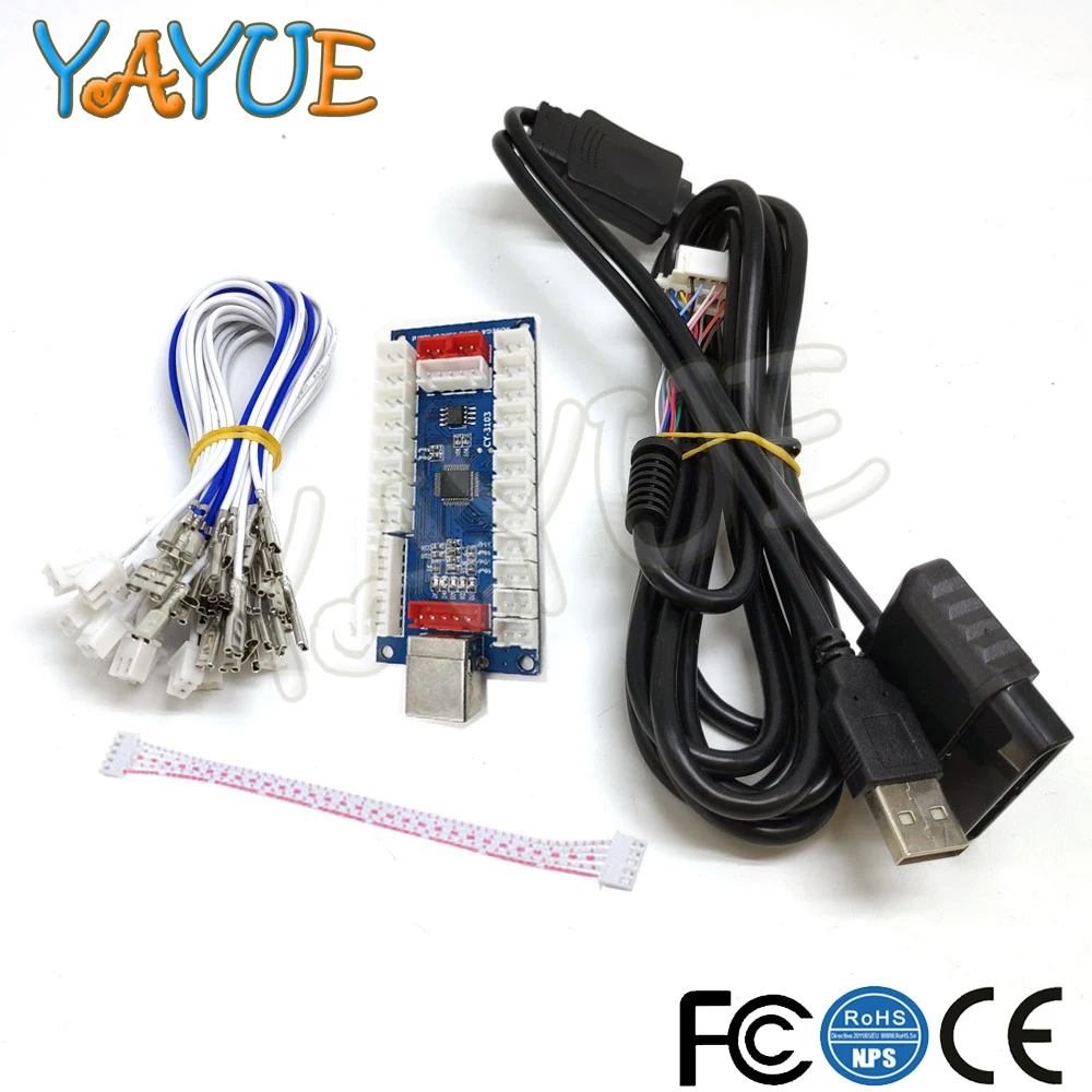 Нулевая задержка игровой USB энкодер для PS2/PS3/PC/XBOX360 pcb USB аркадный джойстик для ПК аркадная Sanwa для Комплект Аркады своими руками