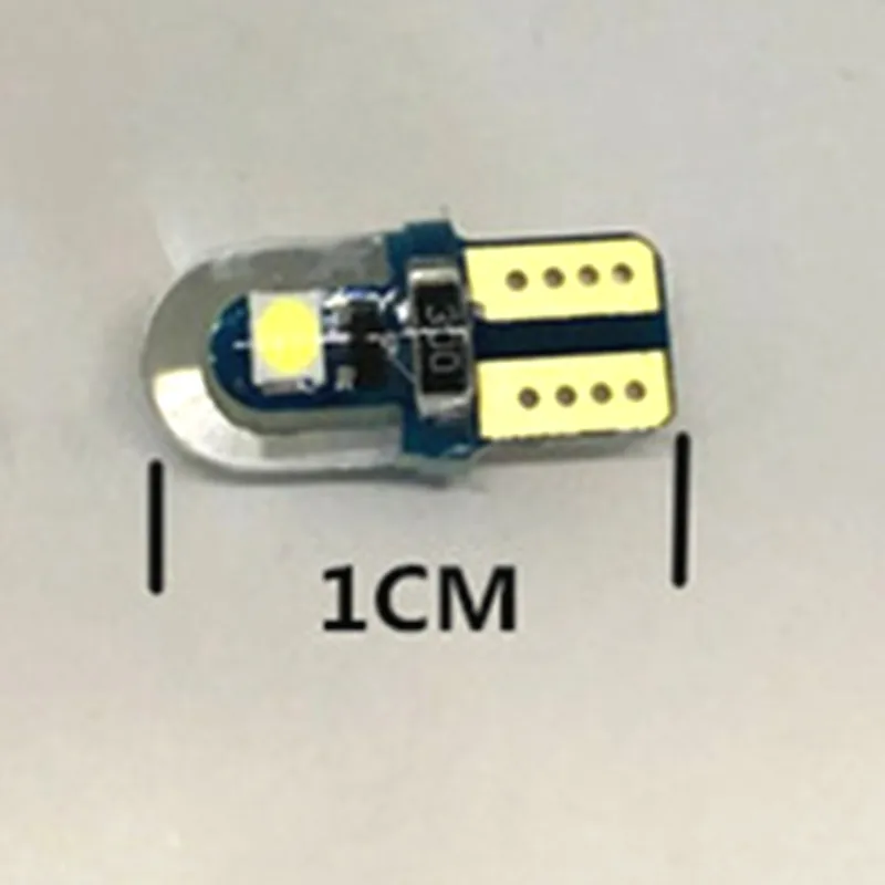 100 шт. стайлинга автомобилей габаритный фонарь T10 194 168 внутренний Купол Карта огни 3030 2SMD светодиодный 12 В силиконовые автомобиля клина стороны света
