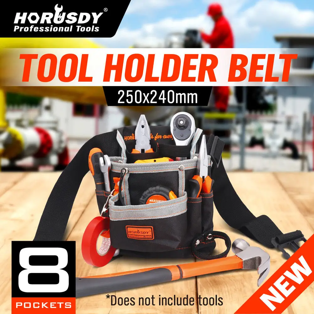 

HORUSDY Electrician Tool Kit High Quality Tool With Screwdriver Bag Durable Waist Tool Holder Adjustable Electric Drill Bag
