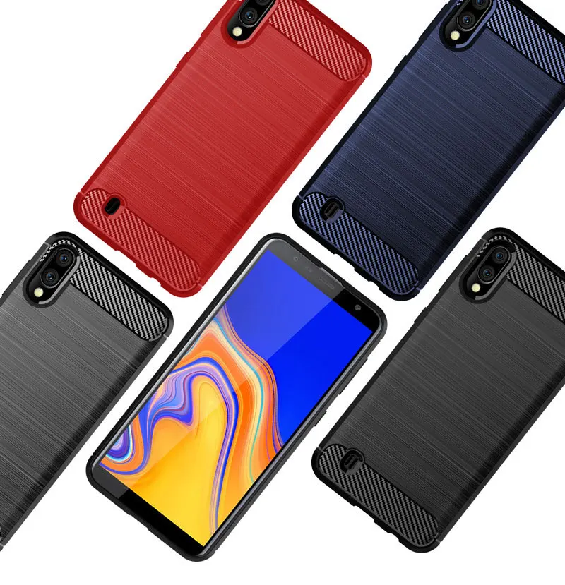 

For Samsung Galaxy A10 A20 A30 A40 A50 A70 Shockproof Phone Back Cover Case for Samsung Galaxy A70 Fiber Soft Case