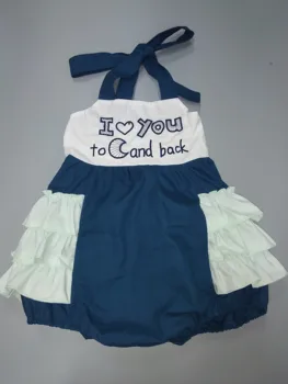 

CONICE NINI Fashion Design Embroidery Girls Baby Romper Knitted Cotton Kids Romper GPF905-684-HY