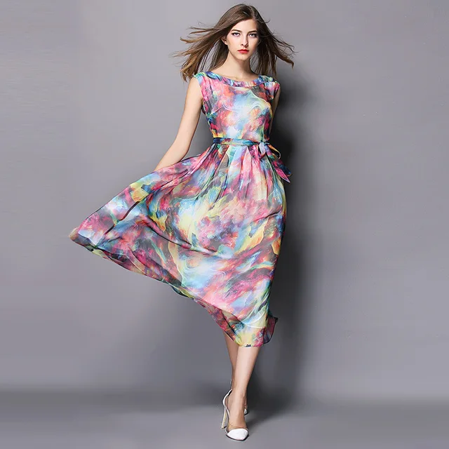 silk beach dresses