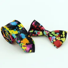 1 шт., модный мужской галстук-бабочка с чернилами для свадебной вечеринки, галстук-бабочка, 5 см, тонкий галстук-платок с рисунком бабочки