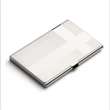 1pc Creative Business Card Case Stainless Steel Aluminum Holder Metal Box Cover Credit Men Business Card Holder Metal Wallet