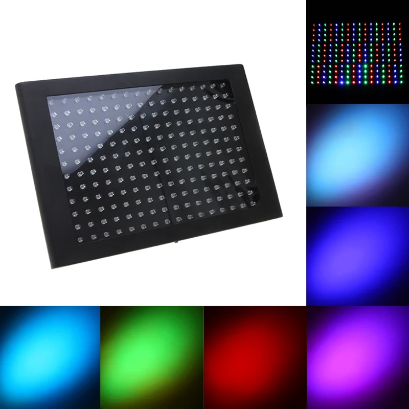 

Rgb Effect Stage Light Flat Panel Light Flash Strobe Dmx512 Sound Activated Master-Slave Party Disco 35W Stage Light Projector
