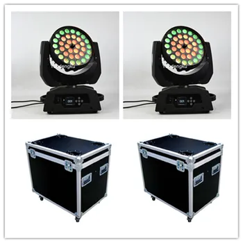 

8 pieces with flightcase Magical gathering RGBW 4in1 focus zoom beam wash 36 x 10 Led Moving Head Wash Zoom Light