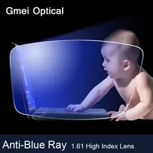 Anti-Blue Ray Lens 1.61 High Index Myopia Presbyopia Prescription Optical Lenses For Eyes Protection Reading Eyewear