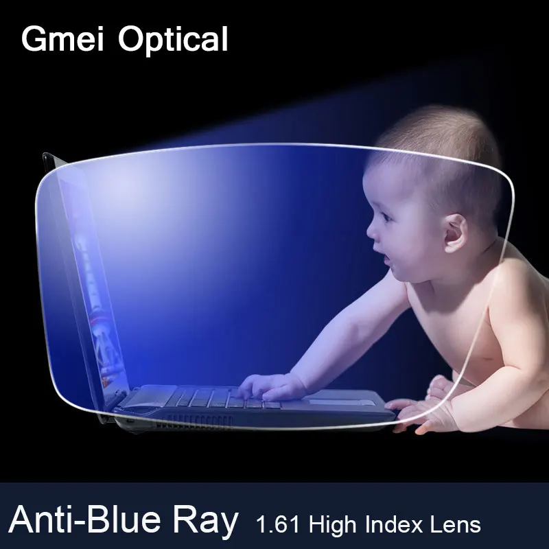Ceny Anti Blue Ray Lens 1.61 High Index krótkowzroczność prezbiopia soczewki korekcyjne na ochrona oczu okulary do czytania