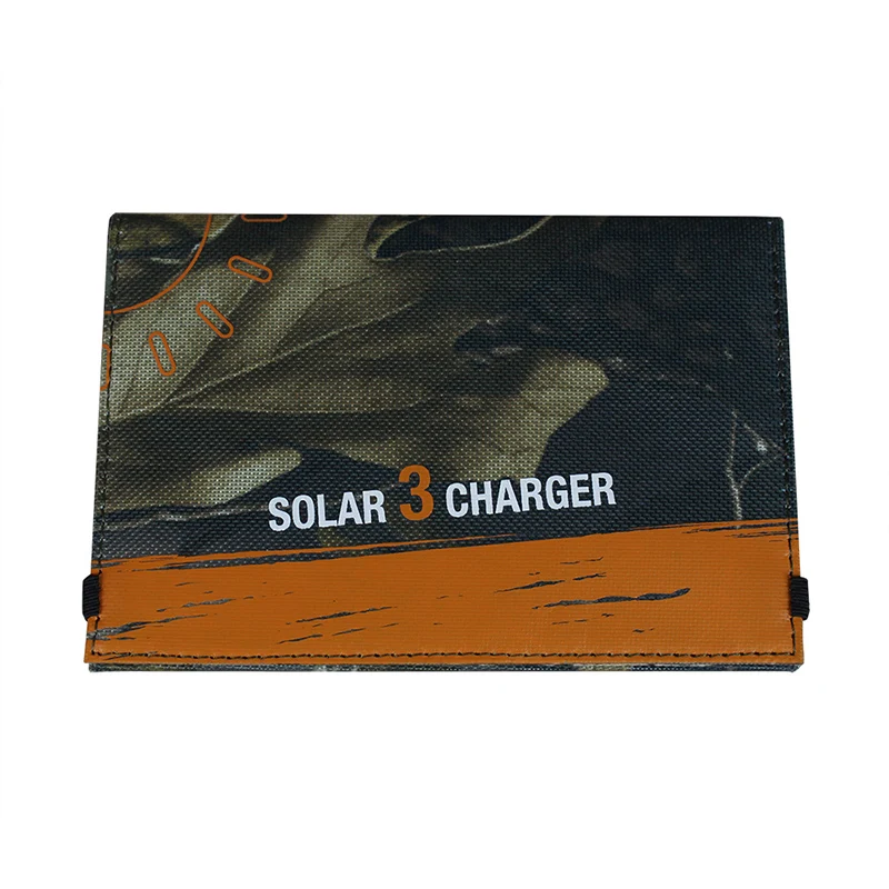 Foldable USB 5V 3W Solar Panel For Moble Phones Tablet PC Camouflage Solar Battery Portable Smart Solar Charger