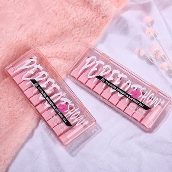 

Matte Lipstick Velvet Lasting Moisturizing Cosmetics Lipstick Red Lips Makeup Lip Gloss Lip Kit Beauty Lipsticks 12 pcs/set Q1