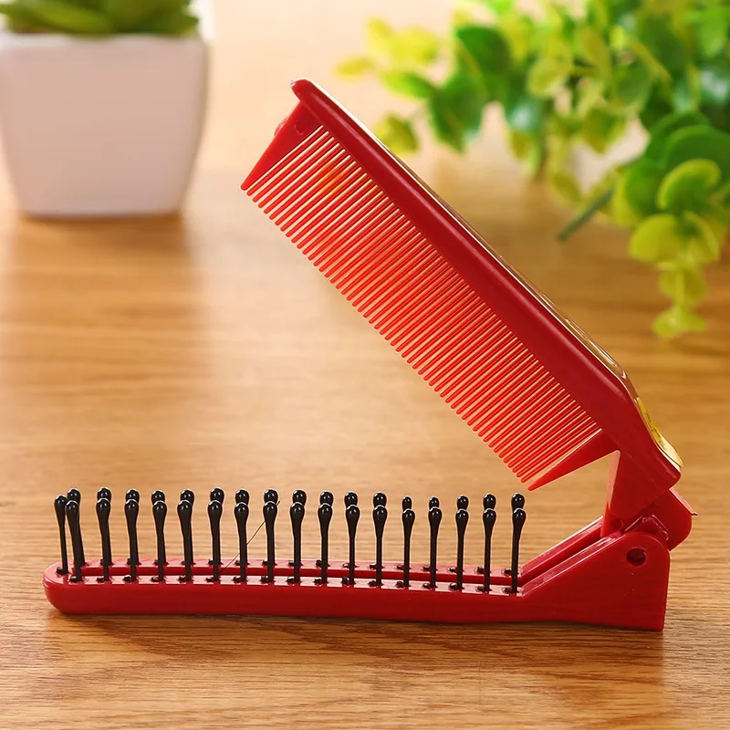

Professional Antistatic Fold Tail Comb Salon Folding Combs Hairdressing Hair Brush Comb Care Combing tool