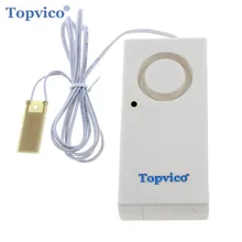 Topvico детектор утечки воды 120дБ датчик утечки воды Обнаружение наводнения оповещение о переливе домашняя система охранной сигнализации