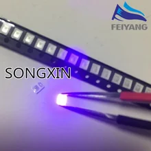 1000 шт. SAMIORE робот 3528 2835 Фиолетовый SMD светодиодный 2835 УФ светодиодный 3V 395-400nm светодиодный бусины